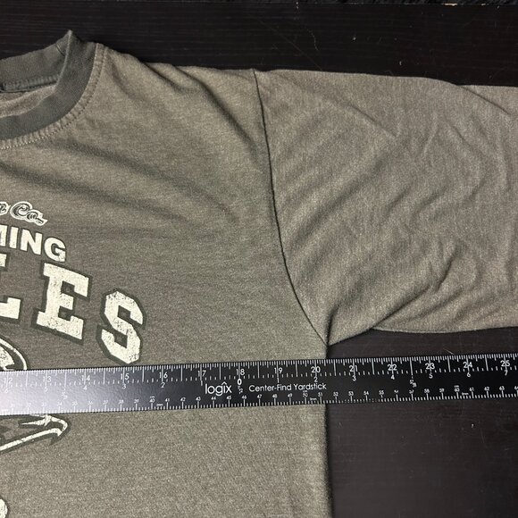 Vintage 90s Bugle Boy T Shirt Mens Medium Green Short Sleeve Single Stitch Tee - Picture 14 of 16